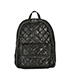 Ruthenium Quilted Falabella Backpack, front view